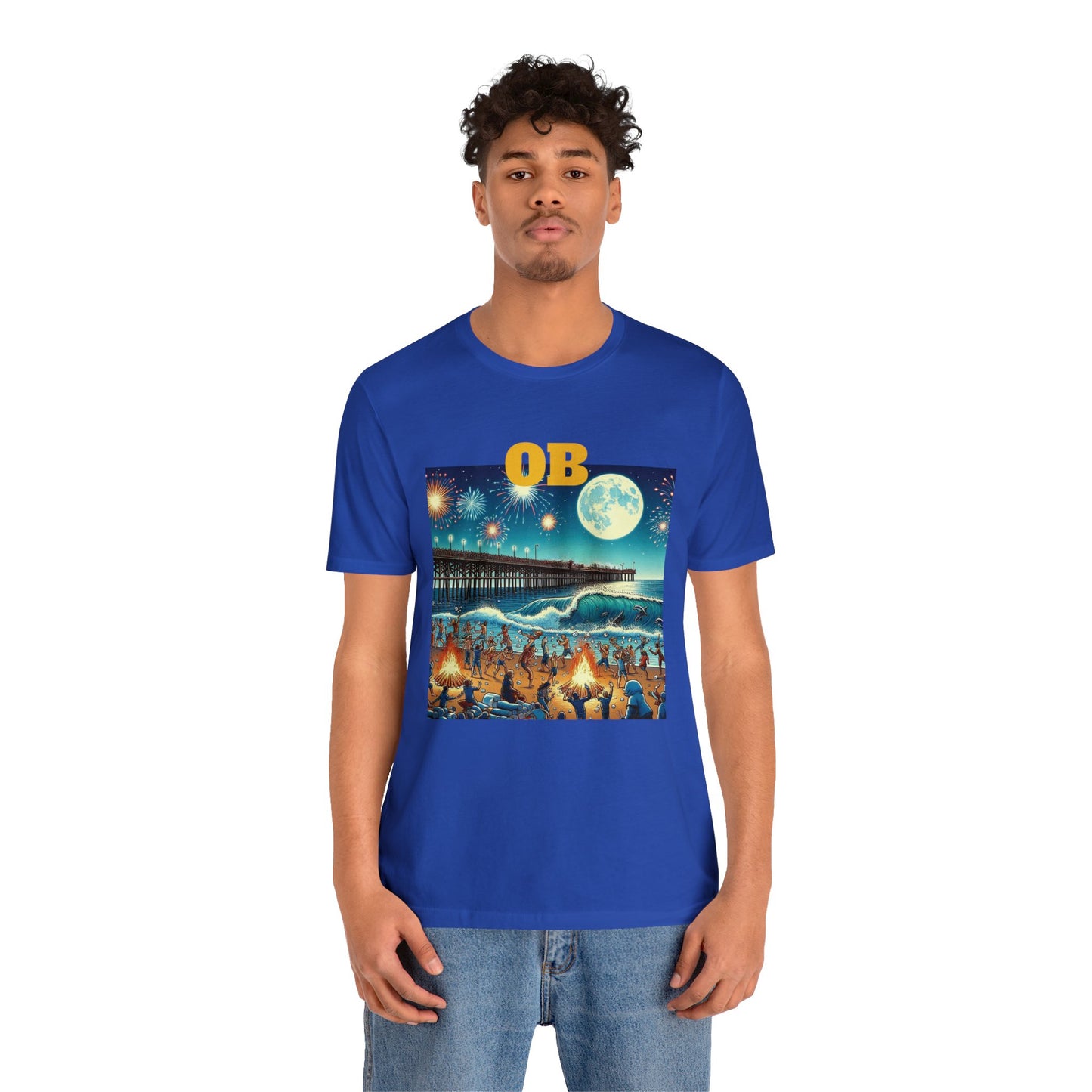 OB 4th of July Marshmallow Fight Jersey Short Sleeve Tee