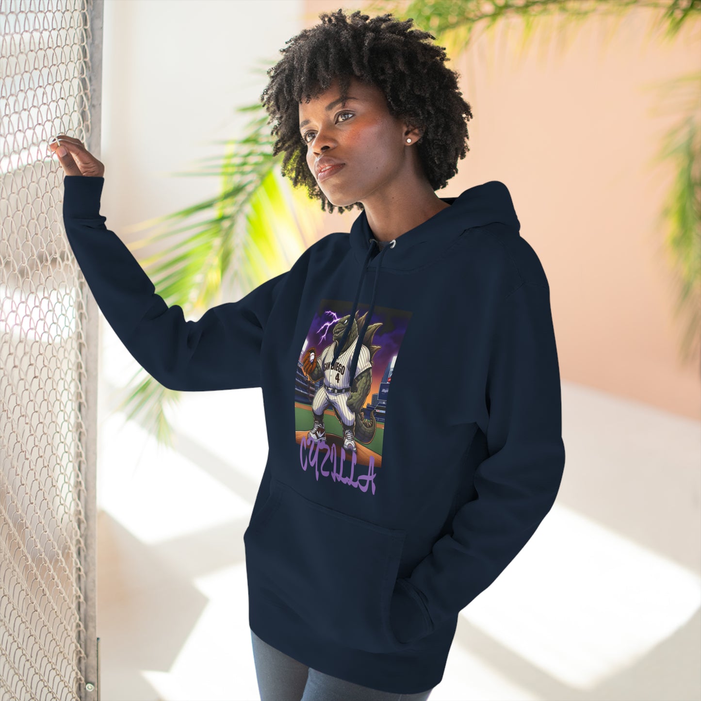 CYZILLA SD Three-Panel Fleece Hoodie