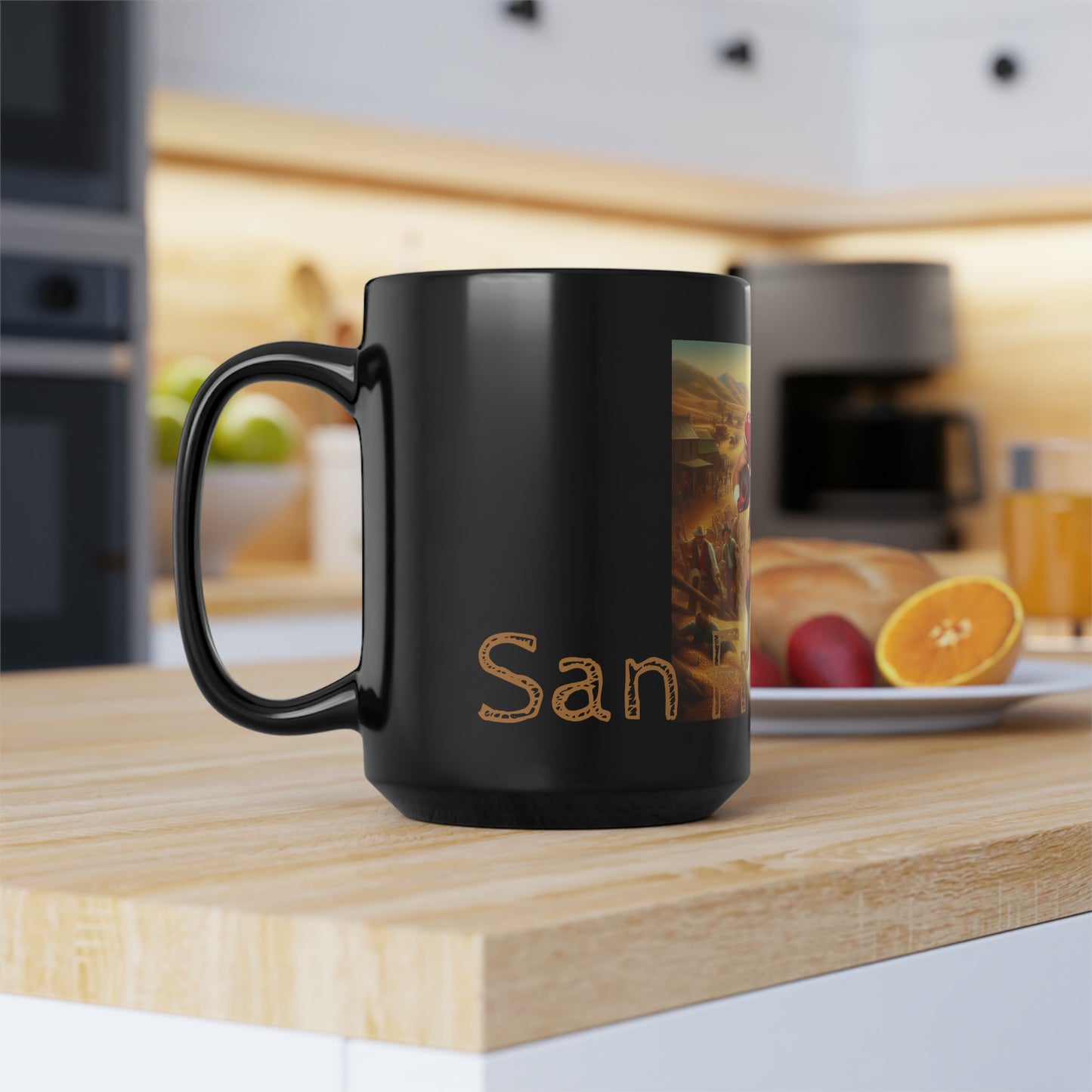 SF Gold Rush Black Mug (11oz, 15oz)