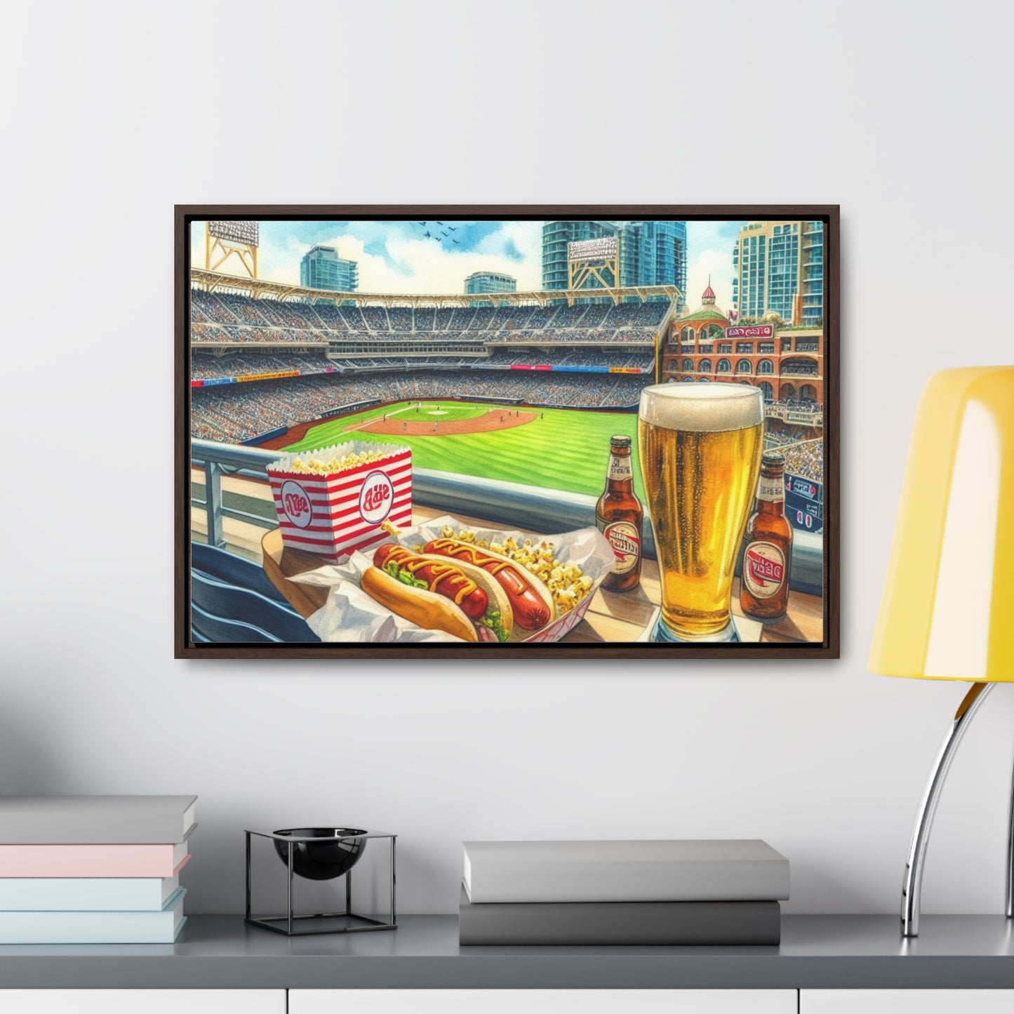 Summer in San Diego  Framed Gallery Canvas