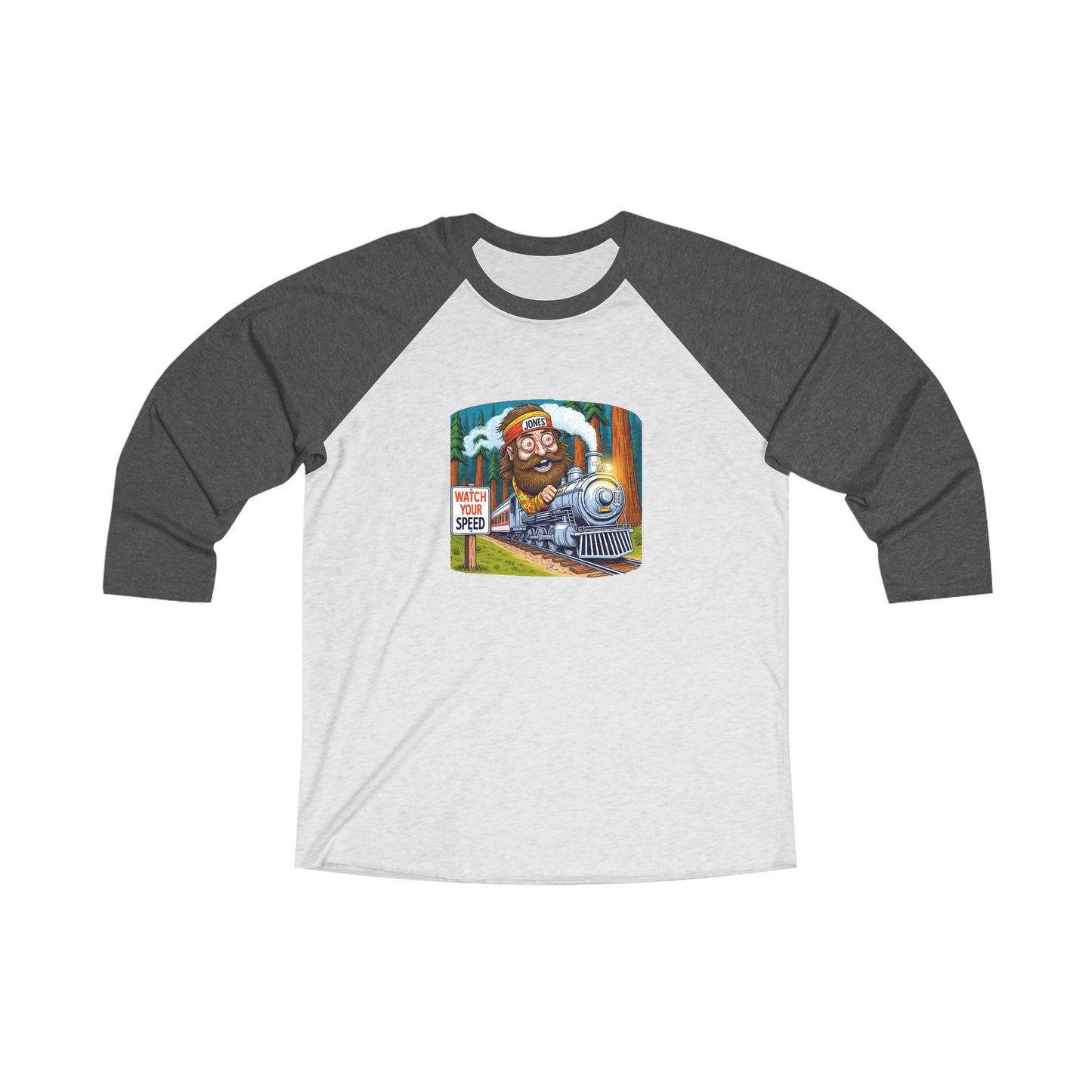 Jones Express Tri-Blend 3\4 Raglan Tee
