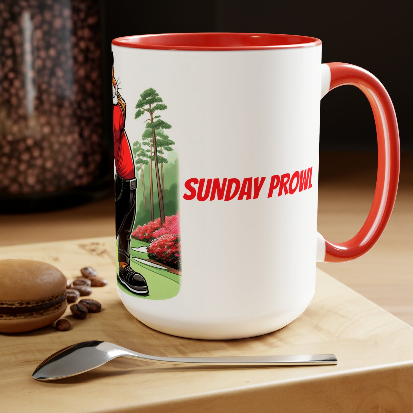 Sunday Prowl Two-Tone Coffee Mug, 15oz