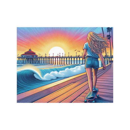 Summer Vibes Satin Poster (210gsm)