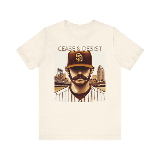 Cease & Desist San Diego Baseball Jersey Short Sleeve Tee